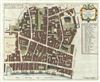 1755 Stow Map of Tower Street Map, London