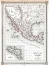 1846 Duvotenay Map of Mexico (w/ Republic of Texas)