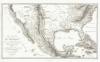 1811 Humboldt Map of Mexico, Texas, Louisiana, and Florida