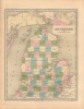 1846 Bradford Map of Michigan