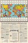 1936 Mickey Mouse Globe Trotters Club Map of the World advertising Sliced Bread!