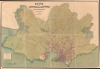 1906 Cortesi Large-Scale map of Montevideo, Uruguay