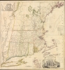 A MAP of the most INHABITED part of NEW ENGLAND, containing the PROVINCES of MASSACHUSETS BAY and NEW HAMPSHIRE, with the COLONIES of KONEKTIKUT AND RHODE ISLAND. Divided into Counties and Townships: The whole composed of Actual Surveys and its situation adjusted by ASTRONOMICAL OBSERVATIONS. - Main View Thumbnail