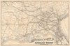 1895 Rand McNally Railroad Map of the Southern United States