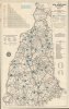 1936 General Drafting Map of New Hampshire Ski Trails