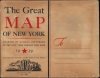 A Map of New York / Chart neither too literal nor too emotional, shewing the city New York... / The Great Map of New York. - Alternate View 1 Thumbnail