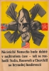 1945 Soviet World War II Anti-Nazi Germany Propaganda Poster in Slovakian