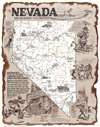 1975 McGuinness Map of Nevada Brothels