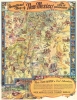 1952 Stedman Pictorial Tourist Map of New Mexico