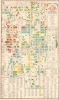 1950 Hagstrom Map of Midtown Manhattan Theaters, New York City