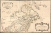 1755 Nicolas Bellin Map of North America