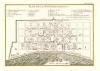 1764 Bellin Map of New Orleans, Louisiana