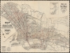 1920 Candrian Map of Oakland, Berkeley, and the East Bay, San Francisco Bay Area