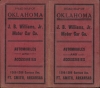 Map of the State of Oklahoma with Latest Official Census / Road Map of Oklahoma. - Alternate View 2 Thumbnail