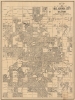 Official Street Guide and Pocket Map of Oklahoma City Oklahoma / Map of Oklahoma City Oklahoma compiled from official records by the Adams Engineering Company. - Main View Thumbnail