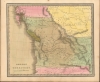 1842 Greenleaf Map of Oregon Territory and British Columbia