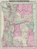 1878 Habersham and Gill Map of Oregon and the Washington Territory