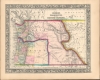 1862 Mitchell Map of the Pacific Northwest: Washington, Oregon, Idaho