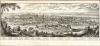 1638 Merian View of Paris, France