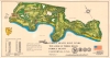 1968 Paterson Izatt Signed Map of Pebble Beach Golf Links, California