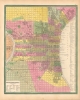 1846 Mitchell Plan or Map of Philadelphia, Pennsylvania