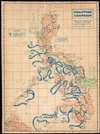 1945 U.S. Army Map of the Philippines and the Philippine Campaign