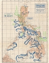 1945 U.S. Army Map of the Philippine Campaign