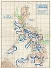 1945 U.S. Army Map of the Philippine Campaign