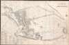 1850 Bonucci City Plan or Map of Ancient Pompeii, Italy