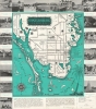 1937 Griffith Advertising Pictorial Tourist Map of St. Petersburg, Florida