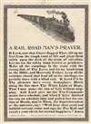 1905 Erb Broadside of the Rail Road Man's Prayer