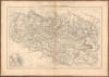 1890 Vorzet Map of Eastern Virginia: Fredericksburg, Spotsylvania, Wilderness