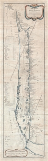 1774 Neibuhr Map of the Red Sea or Sinus Arabicus