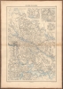 1890 Vorzet Map of Richmond and Eastern Virginia