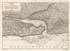 1763 Vanni Map of St. Augustine, Florida