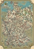 1928 Pictorial Map of Germany and Its Railways