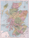 1892 Tourist's New Map of Scotland