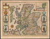 1610 / 1676 John Speed map of the Kingdom of Scotland