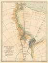 1921 Evans Map of the Scott Antarctic Expedition of 1910-1913