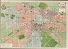 1928 Petrov Bulgarian-French Map of Sofia, Celebrating 50 Years since Liberation