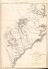 1806 Lewis Map of North and South Carolina, Revolutionary War