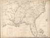 1824 Melish / Klinckowström Map of the Florida and the Southeastern United States