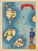 1943 Jylbert Map of St. Pierre and Miquelon, France