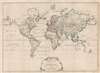 1783 Zimmerman Zoological Map of the World - 1st Zoological Chart