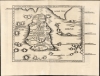 1522 / 1525 Waldseemüller / Fries Ptolemaic map Sri Lanka