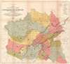 1884 Royce Map of Former Cherokee Land in the Middle United States