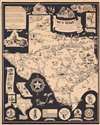 1934 McKenzie / Godwin Pictorial Map of Texas