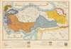 1927 Map of the Partition of Turkey and Modern Turkey