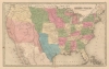 1846 Bradford Map of the United States w/full Texas