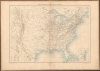 1890 Vorzet Map of the United States, U.S. Civil War